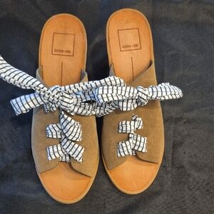 Dolce Vita Tan Suede Aleeya Women's Sandals